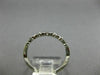 ESTATE .11CT DIAMOND 14K WHITE GOLD ETOILE BEZEL SEMI ETERNITY ANNIVERSARY RING