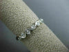 ESTATE .11CT DIAMOND 14K WHITE GOLD ETOILE BEZEL SEMI ETERNITY ANNIVERSARY RING