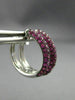 LARGE 2.75CT AAA PINK SAPPHIRE & SOUTH SEA PEARL 18K WHITE GOLD HANGING EARRINGS