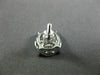 LARGE 1.54CT DIAMOND 14K WHITE GOLD 3D CLUSTER FILIGREE SCREW BACK STUD EARRINGS