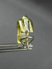 ESTATE WIDE .14CT DIAMOND 18KT WHITE & YELLOW GOLD HOOP CLIP ON EARRINGS #26164