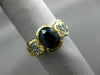 1.80CT DIAMOND & AAA OVAL SAPPHIRE 14K YELLOW GOLD 3D SEMI BEZEL ENGAGEMENT RING