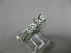1.0CT ROUND & PRINCESS DIAMOND 14KT WHITE GOLD 3D SEMI MOUNT ENGAGEMENT RING SET