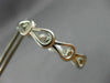 ESTATE LARGE 2.37CT DIAMOND 18KT WHITE GOLD DOUBLE SIDED LOVE KNOT HOOP EARRINGS