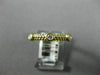 ESTATE .11CT DIAMOND 14K YELLOW GOLD ROPE 3 STONE BEZEL WEDDING ANNIVERSARY RING