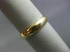 ESTATE 14KT YELLOW GOLD 3D CLASSIC PLAIN WEDDING ANNIVERSARY 4MM RING BAND