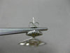 LARGE .74CT WHITE & FANCY YELLOW DIAMOND 14KT WHITE GOLD SQUARE HANGING EARRINGS