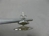 LARGE .74CT WHITE & FANCY YELLOW DIAMOND 14KT WHITE GOLD SQUARE HANGING EARRINGS