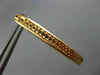 ESTATE WIDE & LONG 2.14CT PINK DIAMOND 18KT ROSE GOLD DOUBLE SIDED HOOP EARRINGS