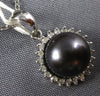 ESTATE .11CT DIAMOND & AAA TAHITIAN PEARL 14KT WHITE GOLD 3D ROUND HALO PENDANT