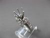 1.60CT DIAMOND 14K WHITE GOLD 3D PRINESS ROUND SEMI MOUNT ENGAGEMENT RING #18585