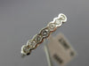 ESTATE .28CT DIAMOND 18KT WHITE GOLD SEMI BEZEL 7 STONE ANNIVERSARY RING #4434