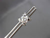 ESTATE LARGE 1.10CT DIAMOND 18KT WHITE GOLD 3D ETOILE FLOWER STUD EARRINGS #6409