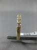ESTATE .49CT DIAMOND 14KT YELLOW GOLD CLASSIC 7 STONE ROUND ANNIVERSARY RING