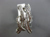 ESTATE MASSIVE 1.92CT DIAMOND 18KT WHITE GOLD 3D CRISS CROSS LOVE KNOT FUN RING