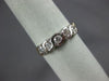 ESTATE .25CT DIAMOND 14KT WHITE & YELLOW GOLD S SHAPE ANNIVERSARY RING #11875