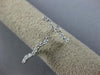 ESTATE .20CT ROUND CUT DIAMOND 14K WHITE GOLD 3D CLASSIC SIDEWAY CROSS LOVE RING