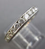 ESTATE 2.0CT DIAMOND PLATINUM 3D CLASSIC CHANNEL ROUND ETERNITY ANNIVERSARY RING