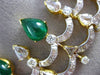 ANTIQUE LARGE 37.42CT DIAMOND & AAA EMERALD 18KT GOLD CLEOPATRA CHOKER NECKLACE