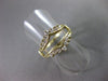 ESTATE WIDE .50CT DIAMOND 14KT WHITE GOLD "V" SHAPE INSERT RING STUNNING #16623