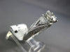ESTATE LARGE GIA 2.27CT DIAMOND PLATINUM 3D THREE STONE ENGAGEMENT RING #25772