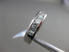 ESTATE .98CT DIAMOND 18KT WHITE GOLD 5mm SEMI ETERNITY WEDDING ANNIVERSARY RING
