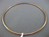 ESTATE .96CT DIAMOND 18KT ROSE GOLD 3D CLASSIC ETERNITY MILGRAIN BANGLE BRACELET