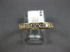 ESTATE .42CT DIAMOND 14KT YELLOW GOLD 3D CLASSIC CHANNEL ANNIVERSARY RING #14595