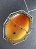 ANTIQUE LARGE .07CT DIAMOND CLASSIC LADY FLOWER CAMEO PIN PENDANT #21437