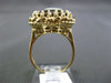 ESTATE WIDE 14KT YELLOW GOLD 3D HANDCRAFTED LADY CAMEO HEART LOVE ROPE RING