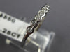 ESTATE .28CT DIAMOND 18KT WHITE GOLD SEMI BEZEL 7 STONE ANNIVERSARY RING #4434