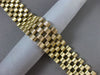 ESTATE WIDE & LONG 14KT YELLOW GOLD 3D HANDCRAFTED ITALIAN PANTHER BRACELET