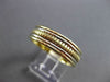 ESTATE WIDE 14KT WHITE & YELLOW GOLD ROPE WEDDING ANNIVERSARY RING 6mm #23574