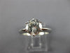 LARGE TIFFANY & CO GIA 1.52CT DIAMOND PLATINUM GOLD ENGAGEMENT RING E VS2 #26497