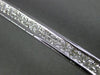 ESTATE WIDE 1.50CT DIAMOND 14KT WHITE GOLD PRINCES CUT INVISIBLE TENNIS BRACELET