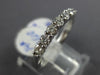 ESTATE .51CT ROUND DIAMOND 14KT WHITE GOLD 3D CLASSIC 7 STONE ANNIVERSARY RING