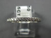 ANTIQUE .65CT ROUND DIAMOND 14KT WHITE GOLD 3D ETERNITY ANNIVERSARY RING #17966