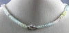 ESTATE 30.54CT DIAMOND & AAA MULTI COLOR AQUAMARINES 18KT WHITE GOLD 3D NECKLACE