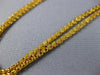 ANTIQUE EXTRA LARGE & LONG AAA BRAZILIAN AGATE 22KT YELLOW GOLD NECKLACE #26528