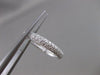ESTATE 1.10CT DIAMOND 14KT WHITE GOLD 3D ETERNITY WEDDING ANNIVERSARY RING 20825