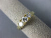 ESTATE .71CT ROUND CUT DIAMOND 14KT YELLOW GOLD 3 STONE ANNIVERSARY RING #5068