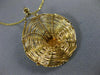 ANTIQUE LARGE 14KT YELLOW GOLD 3D HANDCRAFTED MEXICAN SOMBRERO PENDANT #22511