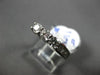 ESTATE .89CT DIAMOND 18K WHITE GOLD 3 STONE CHANNEL SHARE PRONG ANNIVERSARY RING