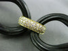 ESTATE MASSIVE 1.80CT DIAMOND 18K YELLOW GOLD 3D HANDCRAFTED BLACK WOOD BRACELET