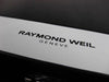 RAYMOND WEIL GENEVE 9975 STANLESS STEEL LARGE SQUARE WATCH & BOX AMAZING #23956