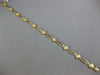 ANTIQUE .30CT ROUND DIAMOND 14K YELLOW GOLD CLASSIC DAISY FLOWER BRACELET #10577