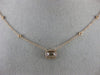 ESTATE .88CT DIAMOND & AAA MORGANITE 14KT ROSE GOLD CLASSIC BY THE YARD NECKLACE