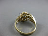ESTATE 1.73CT DIAMOND & AAA OVAL SAPPHIRE 14KT YELLOW GOLD ENGAGEMENT RING #9788
