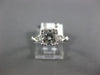 ANTIQUE GIA CERTIFIED .94CT DIAMOND PLATINUM 3D FISHTAIL ENGAGEMENT RING #23268