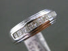 ESTATE WIDE .85CT DIAMOND 14KT WHITE GOLD CLASSIC WEDDING ANNIVERSARY RING